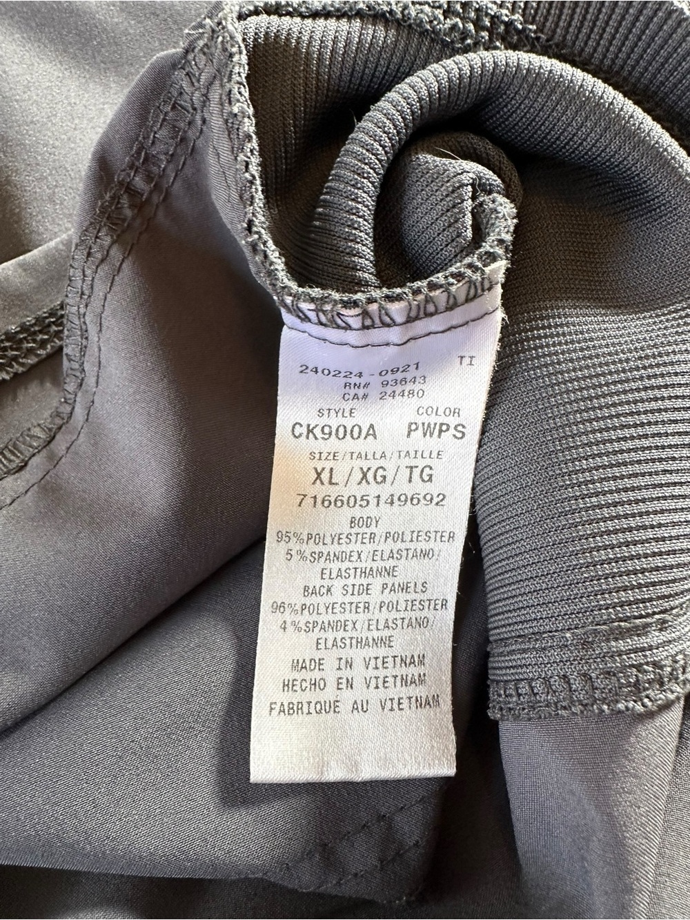 Cherokee Infinity Men's Gray Casual Scrub Top XL - Picture 13 of 13